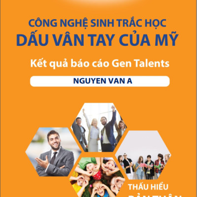 Sinh Trắc Vân Tay Gen Talents – Combo Gia đình 1 – 4 Bài Báo Cáo