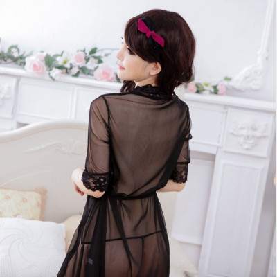 Áo choàng ngủ nữ trong suốt 