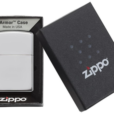 Bật Lửa Zippo Armor High Polished Chrome 167