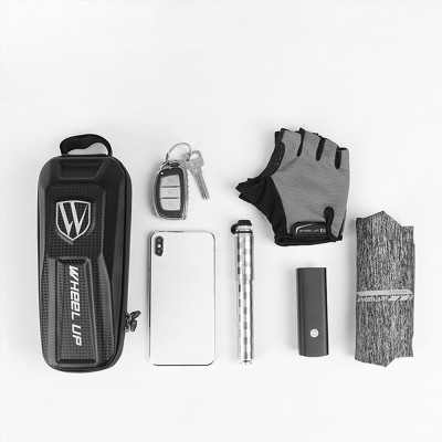 Túi đựng đồ treo khung trước xe đạp vỏ cứng, chất liệu bền, chống thấm nước