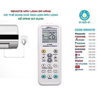 REMOTE ĐIỀU KHIỂN MÁY LẠNH ĐA NĂNG, REMOTE MÁY LẠNH, REMOTE ĐIỀU HÒA ĐIỀU KHIỂN TẤT CẢ MÁY LẠNH NỘI ĐỊA NHẬT, VN