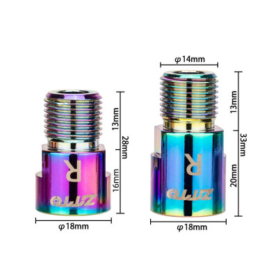 1 cặp Bàn đạp ZTTO MTB có bộ điều hợp phù hợp với trục chính 9/16in