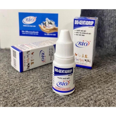 Thuốc Nhỏ Mắt Bio-Genta Drop Trị Viêm Giác Mạc Kết Mạc Đỏ Mắt - Mờ Đục Mắt Cho Chó Mèo
