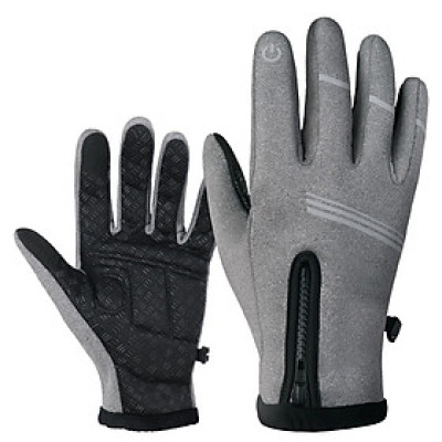 Găng tay đi xe đạp, chống trơn trượt và thoáng khí, có thể lướt màn hình cảm ứng