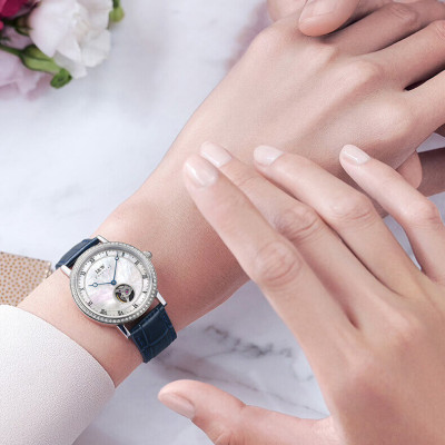 Đồng hồ nữ chính hãng IW CARNIVAL IW626G-2 Kính sapphire ,chống xước ,Chống nước 30m ,Bh 24 tháng,Máy cơ (Automatic),dây da cao cấp