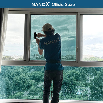 Phim cách nhiệt NanoX VG 15 phản quang, phản gương dán kính chống nắng nóng