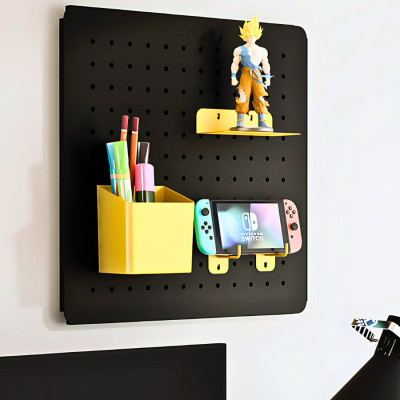 Bảng lỗ Pegboard decor gaming Dola Home để bàn phím, tay cầm chơi game, mô hình anime, setup bàn làm việc gọn gàng phong cách chất - Hàng Việt Nam chính hãng chất lượng cao