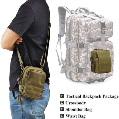 Túi Đeo Vai, Túi Đeo Hông Cao Cấp Tiện Lợi Thời Trang Nam Phong Cách Mạnh Mẽ Chất Vải Cavan Chống Nước Bền Màu-HÀNG CHÍNH HÃNG