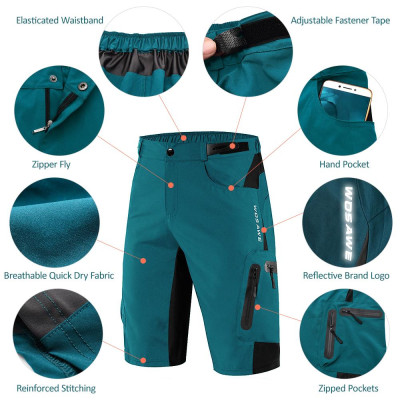 Quần short cho nam giới, chất liệu thấm hút thoáng khí thích hợp cho các hoạt động ngoài trời