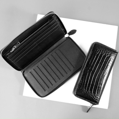 Ví cầm tay da cá sấu CTT1 - Loại 1 dây kéo - Sang trọng, đẳng cấp và bền bỉ