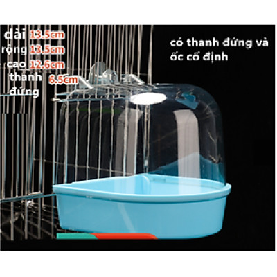 1 lồng tắm dùng cho chim, vẹt size nhỏ và trung tắm
