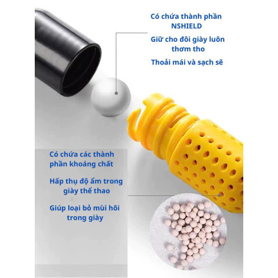 Xịt khử mùi giày ngăn ngừa vi khuẩn và ngăn mùi hôi, mùi khắm giày