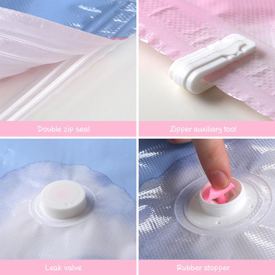 Bộ 8 túi nén chân không HOME ORGANIZER có thể tái sử dụng với bơm tay