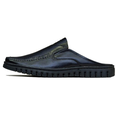 Dép Bít Mũi Nam Da Bò Thật TiTi ĐÔ Cao Cấp GSB2066d