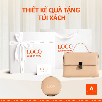 Túi Yuumy ( Thời trang nữ nắp gập khoá xoay thanh lịch size 21 - Túi đeo chéo da Seasand YN302 )