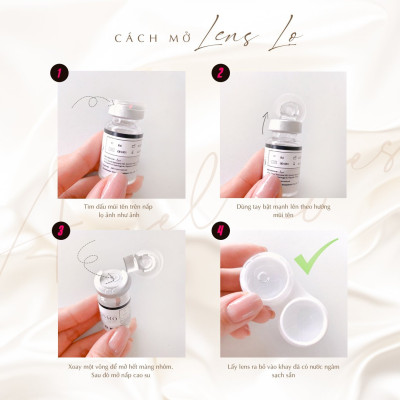 Lens trong suốt cận Angel Eyes Cosmo có độ từ 0 đến 15 độ, dòng kính áp tròng cận trong suốt có độ phù hợp mọi nhu cầu