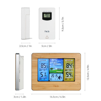 Đồng hồ đa chức năng, có báo thức, nhiệt kế