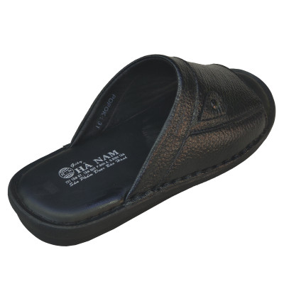 Dép Nam Quai Ngang HÀ NAM Da Bò Thật Cao Cấp DNA2124