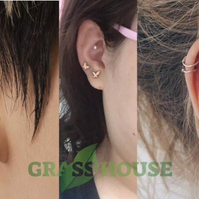 DÂY VỆ SINH LỖ TAI - Dây Vệ Sinh Lỗ Xỏ Khuyên Tai - 60 dây chỉ vệ sinh lỗ xỏ khuyên