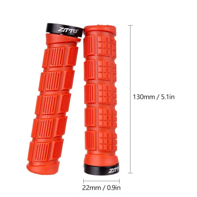 Nắp tay cầm cho xe đạp AG38 sử dụng chất liệu cao su mềm nhẹ.