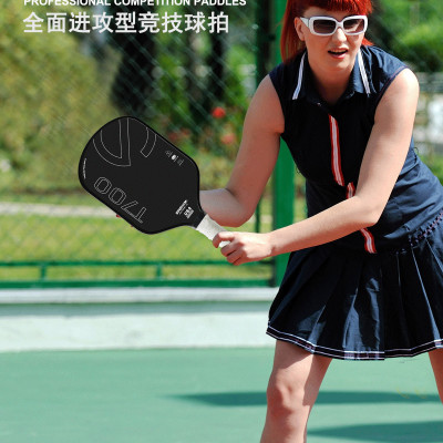 Vợt Pickleball Mặt Nhám T700 Cacbon Siêu Bền, Đồ Dày Vợt 16mm Đại Nam Sport + Tặng Kèm Túi Chống Sốc Và 4 Bóng