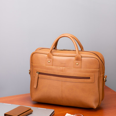 Cặp công sở Trita ( Thời trang nam cao cấp đựng vừa laptop 14.6 inch - Cặp da TCA2 )