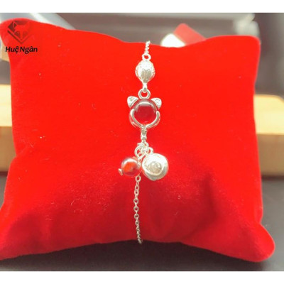 Lắc tay bạc Ý 925 Huệ Ngân - Hồ ly phong thủy RYB140126