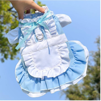 Váy hầu gái cho Chó Mèo , Váy tạp dề cho thú cưng , Quần Áo Thú Cưng