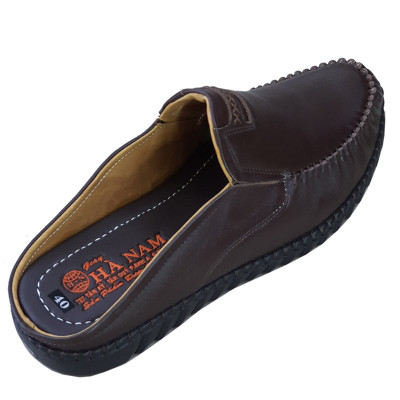 Dép bít mũi nam da bò thật HÀ NAM cao cấp GSB2044