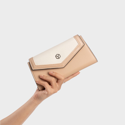 Ví Yuumy ( Thời trang nữ dáng dài kèm dây đeo chéo - Ví da Seasand YV104 )