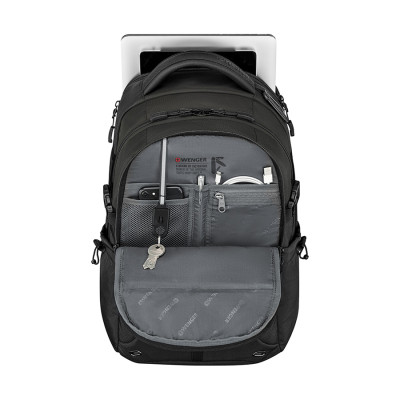 Balo laptop 15.6" Runner Pro  WENGER - THỤY SĨ :Ngăn chứa bảo vệ laptop 15.6" Nội thất tổ chức phong phú, tinh tế, tiện dụng