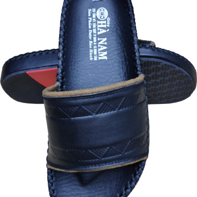 Dép Nam Quai Ngang Da Bò Thật HÀ NAM Cao Cấp DN268