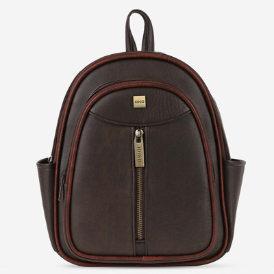 Balo da nữ thời trang IDIGO FBP2 - 3370, balo công sở ngăn kéo trước cá tính