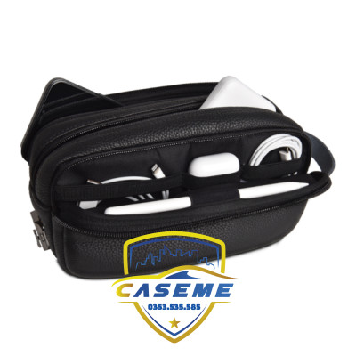 Túi Đựng Phụ Kiện Salem Anti-Theft, Thời Trang, Đa Năng Có Khóa Chống Trộm - Hàng Chính Hãng