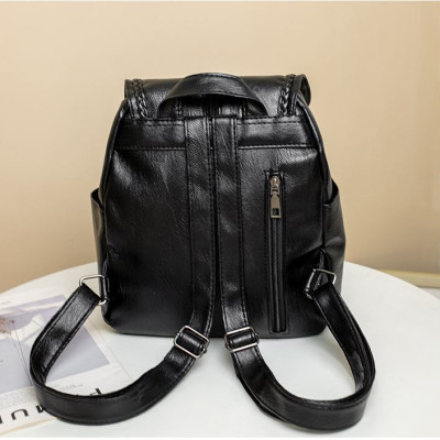 Balo nữ phong cách thời trang 2021 với thiết kế khóa kéo đôi nắp đậy sang trọng - tinh tế và không gian rộng rãi VTX022