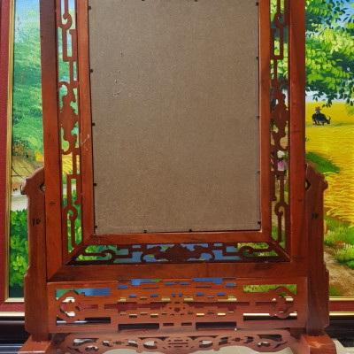 KHUNG ẢNH THỜ GỖ HƯƠNG (LÀO)