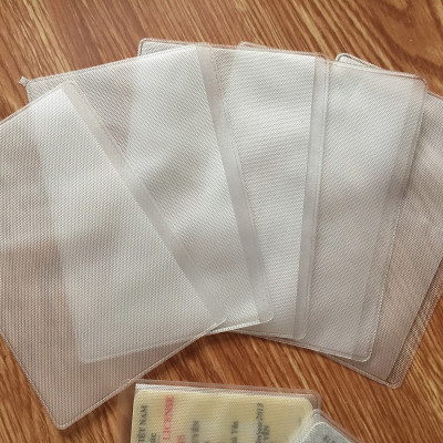 Combo 5 Túi Ví Đựng Bảo Vệ Chống Xước Thẻ ATM, Card Visit, CMND, Driver License Bằng Lái Xe Trong Suốt - Loại 1 Chính Hãng MINIIN