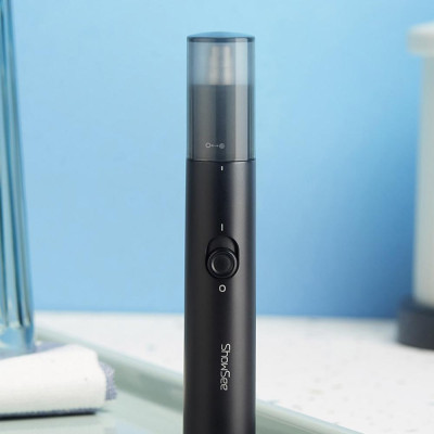 Máy tỉa lông mũi cầm tay, Đầu cắt hai lưỡi xoay 360 °, có thể tháo rời, dễ dàng vệ sinh