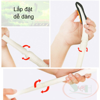 Cọ bùi nhùi cạo rêu tảo bám kính dao cạo nhựa bể cá tép thủy sinh