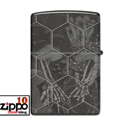 Bật lửa Zippo 46425 Mushroom Skulls Design - Chính hãng 100%