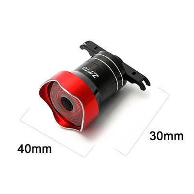 Đèn đuôi xe đạp/ đèn hậu thông minh cảm ứng dành cho xe đạp leo núi, sạc bằng USB