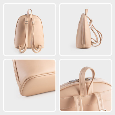 Balo Yuumy ( Thời trang nữ phối ngăn - Balo da Seasand YBA102 )