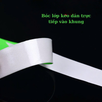 [COMBO 2] Miếng dán bảo vệ đầu vợt cầu lông tránh trầy xước, vợt tennis, da PU chống mài mòn - Giao Màu Ngẫu Nhiên