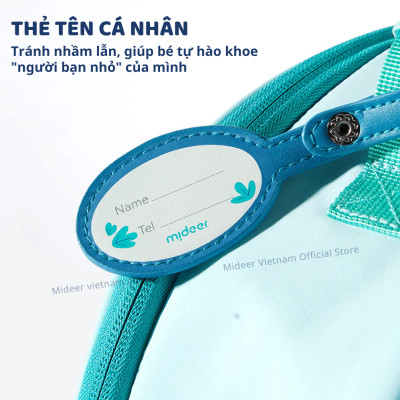 Balo đi học mầm non cho bé Mideer Snuggle Square Backpack
