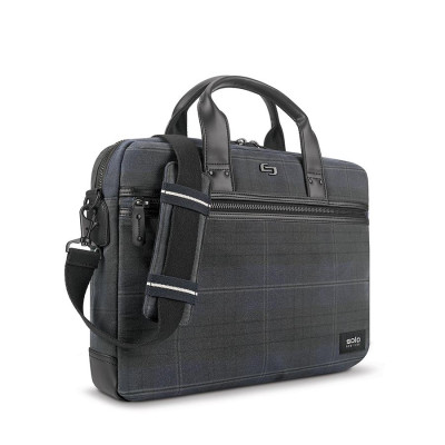 Túi xách Nam Solo Bryce 15.6" HLD100-51 Xanh - Đen Kích thước: Cao 34 x Ngang 43 x Rộng 9 cm Bảo hành 05 năm