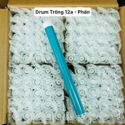 Drum (Trống) 12A LN Phấn dùng cho máy In Canon 2900, 3000, Hp 1010, 1020, 3050, 1319F, 1022 - Hàng chính hãng
