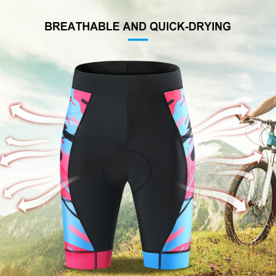 Wosawe Women Cycling Shorts Breathable Padded Bike Biking Riding Bicycle Shorts Tights with Padding