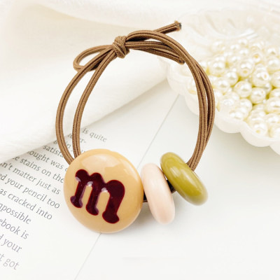 Dây buộc tóc nữ chữ M [Set 5 dây] NASI dễ thương phong cách hàn quốc thun cột tóc nữ co giãn tốt phụ kiện tóc