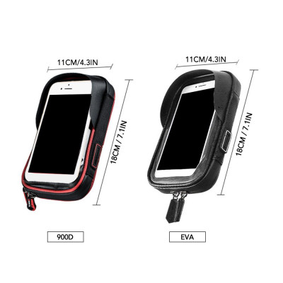 Túi tay lái Túi đựng phía trước xe đạp với màn hình cảm ứng Vỏ điện thoại