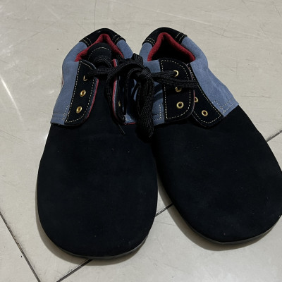 Giầy đá cầu da lộn 3 lớp, giầy mỏ vịt đá cầu tiêu chuẩn thi đấu T THIEN TRUONG SPORT 